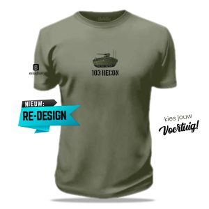 103 Verkenningsbataljon t-shirt