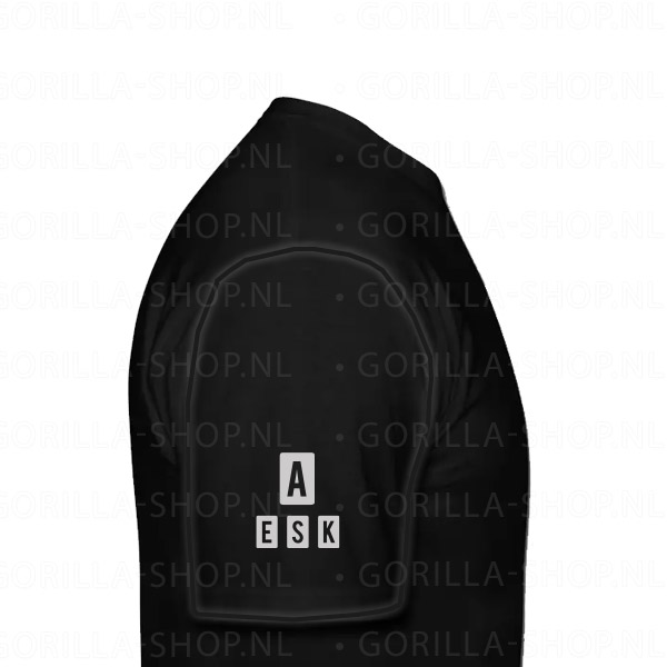 11-Tankbat-BLACK-EDITION-premium-mouw-rechts 11 Tankbataljon BLACK EDITION - Premium t-shirt - Afbeelding 3