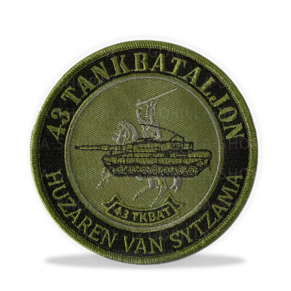 43-Tankbataljon-patch-groot-1 43 Tankbat patch