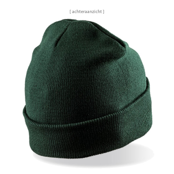BEANIE_BACK_GROEN Genietroepen - Beanie (Military Engineers, Forest Green) - Afbeelding 4