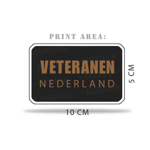 Veteraan - Beanie (Veteranen Nederland, zwart) - Afbeelding 3