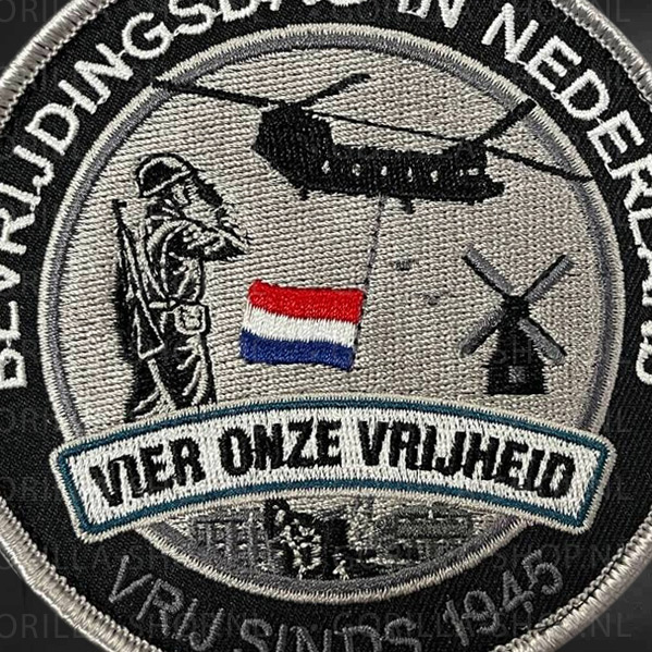 Bevrijdingsdag-patch-2 Bevrijdingsdag Patch - Afbeelding 2