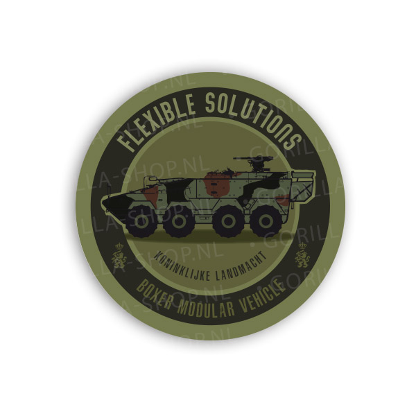 Boxer-camo-1 Sticker Boxer