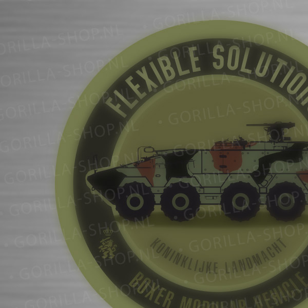 Boxer-camo-2 Boxer - sticker - Afbeelding 2