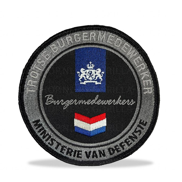 Burger-bij-defensie-patch-1 patch burger bij Defensie