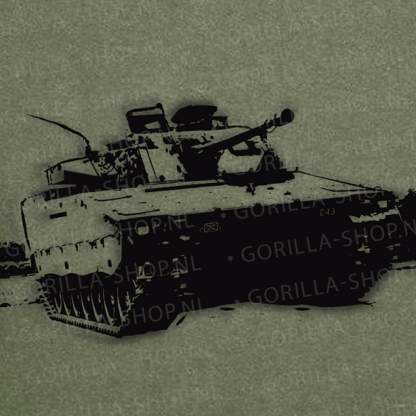 CV90-premium-sfeer2 CV90 Defensie t-shirt