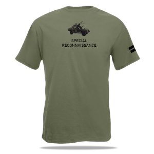 rugopdruk t-shirt commandotroepen