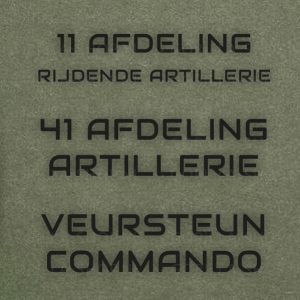 opdruk Rijdende Artillerie