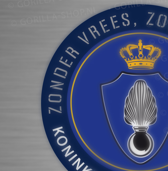 Marechaussee-rond2 kmar sticker