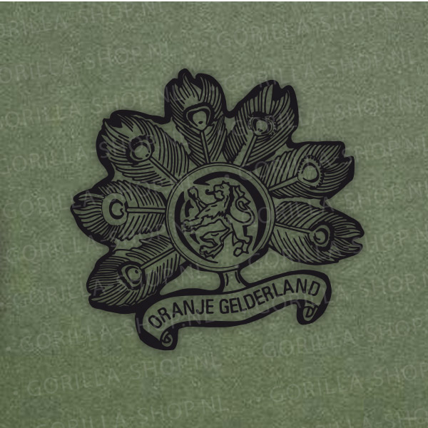 Oranje-Gelderland-T-shirt-premium-sfeer1 Regiment Oranje Gelderland t-shirt - Afbeelding 5