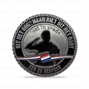 herinneringscoin overleden militair