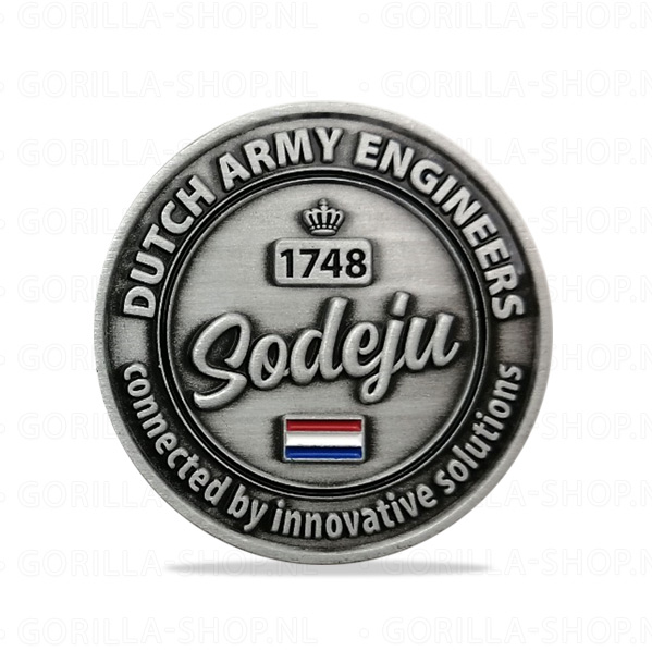 Regiment-Genietroepen-coin-2 Munt Genietroepen