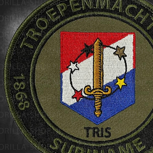 TRIS-patch-2 Troepenmacht in Suriname