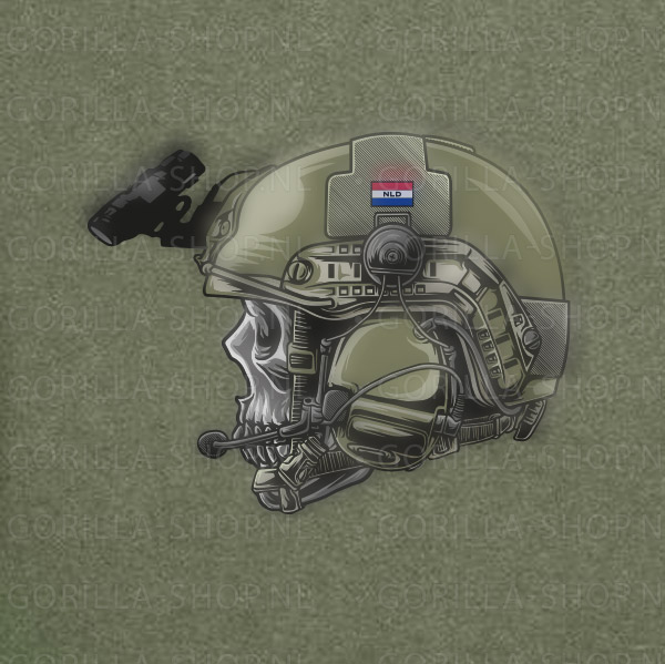 Tactical-Skull-Custom-shirt-sfeer2 Tactical Skull shirt