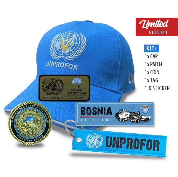 Unprofor-Cap-KIT-1 UNPROFOR - Cap KIT (compleet)