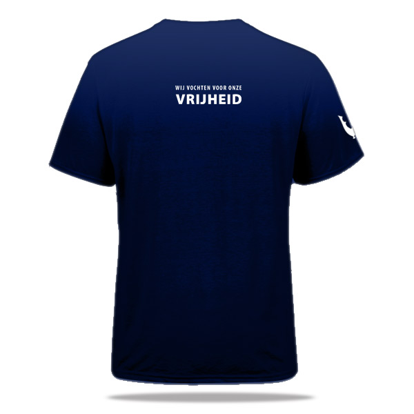 Veteraan-VRIJHEID-T-shirt-rug-navy Veteraan VRIJHEID t-shirt - Afbeelding 6