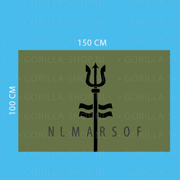 Vlag-Mariniers-NLMARSOF-2 NLMARSOF Vlag - Afbeelding 2