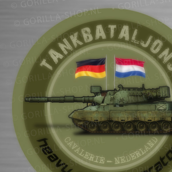 tankbataljons-Leopard1-afb2 Tankbataljons (Leopard 1) sticker - Afbeelding 2