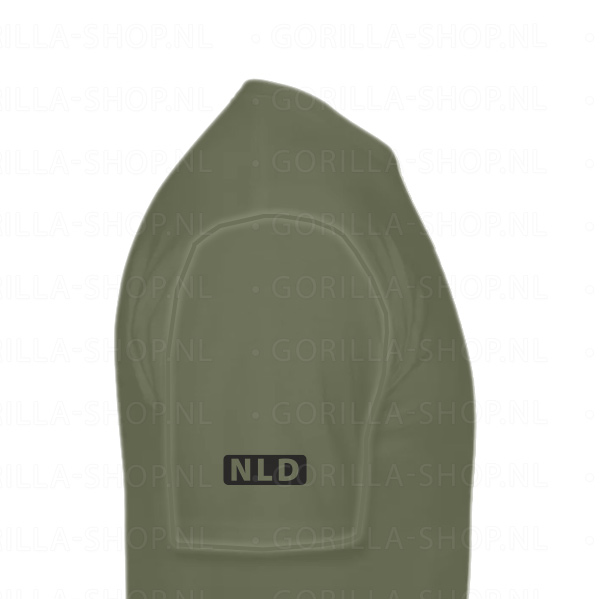 veteraan-dutch-army-mouw-rechts Veteraan DUTCH ARMY t-shirt (legergroen) - Afbeelding 3