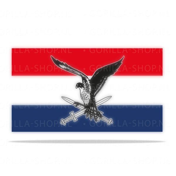 11 Luchtmobiele Brigade Sticker VLAG (set)
