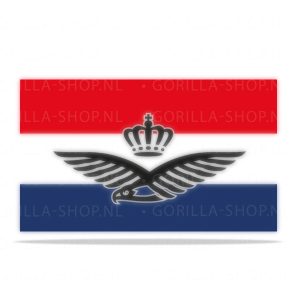 Luchtmacht sticker vlag
